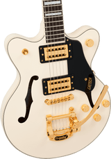 Gretsch G2655TG Streamliner Center Block Jr. Double-Cut with Bigsby LTD Vintage White