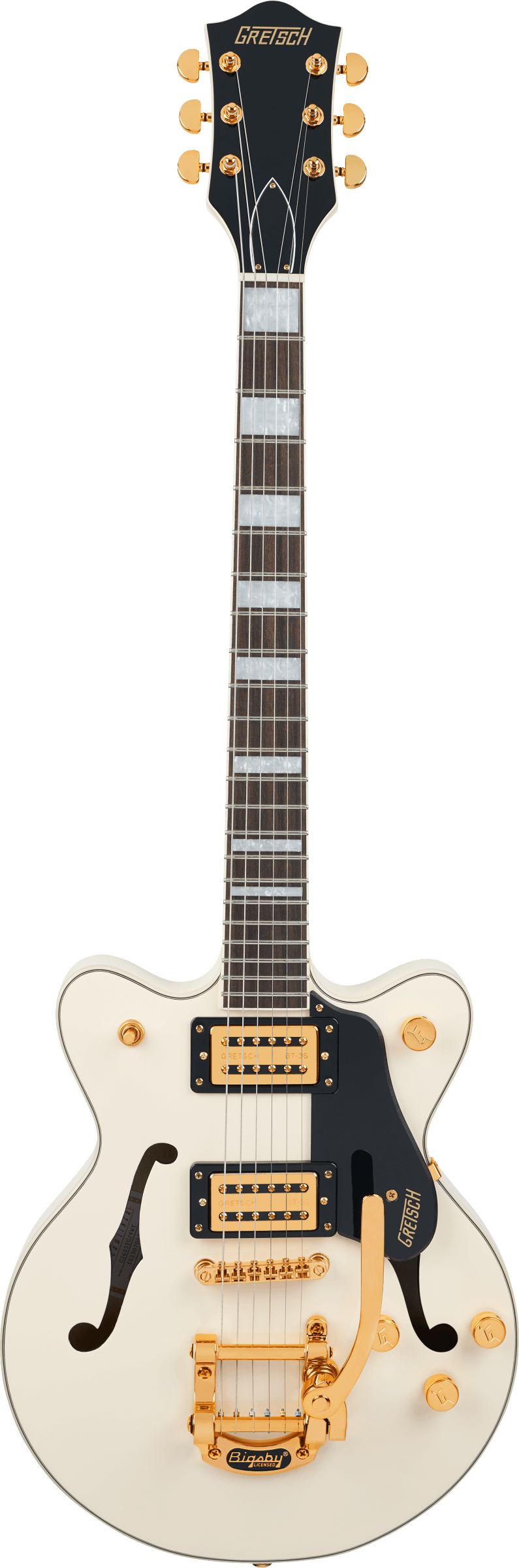 Gretsch G2655TG Streamliner Center Block Jr. Double-Cut with Bigsby LTD Vintage White