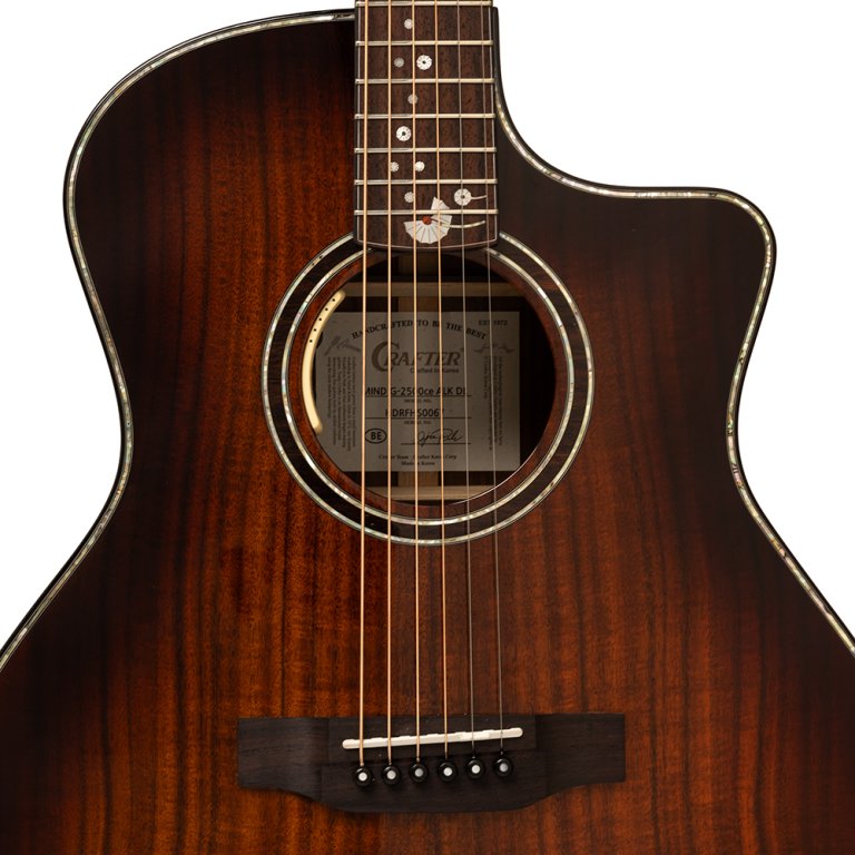 Crafter MIND G-2500CE ALK DL GCE Premium Grand Auditorium Electro-Acoustic All Acacia
