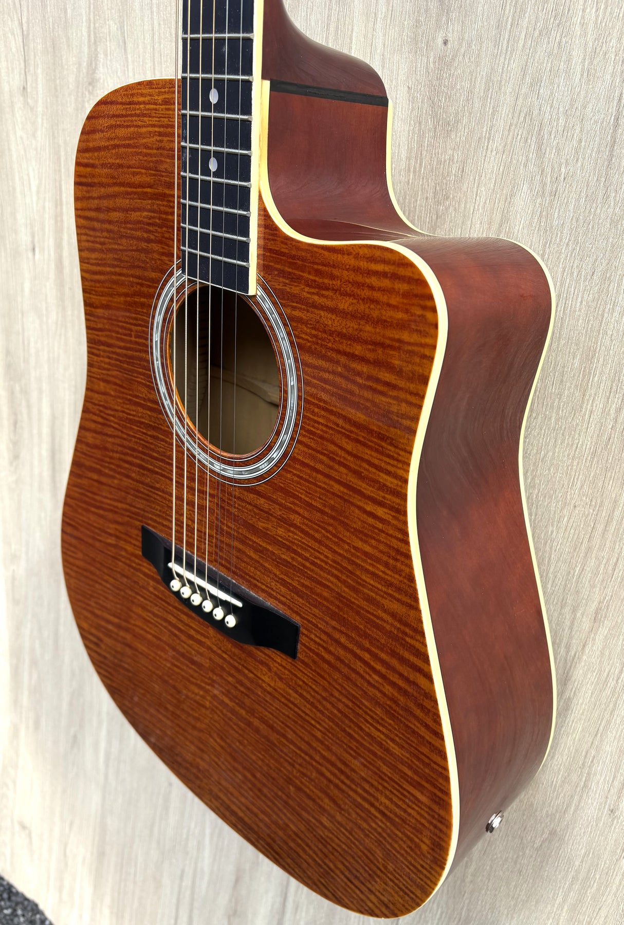 Lorenzo Flame Series Dreadnought Cutaway Electro-Acoustic