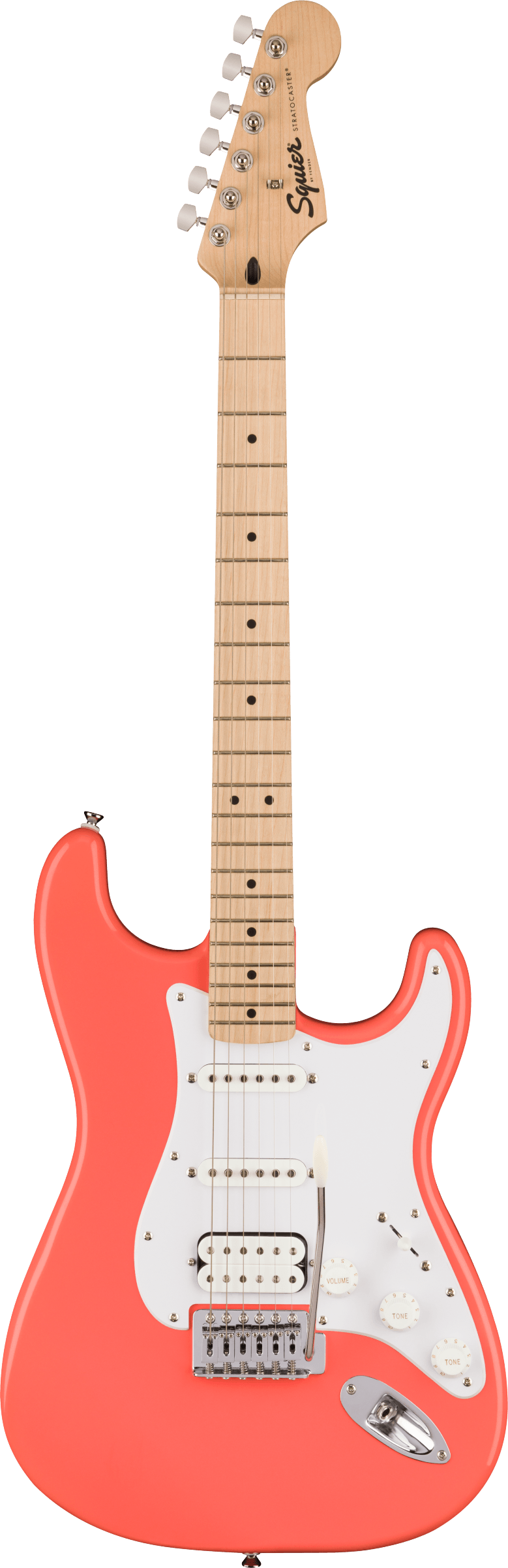 Squier Sonic Strat HSS MN Tahitian Coral