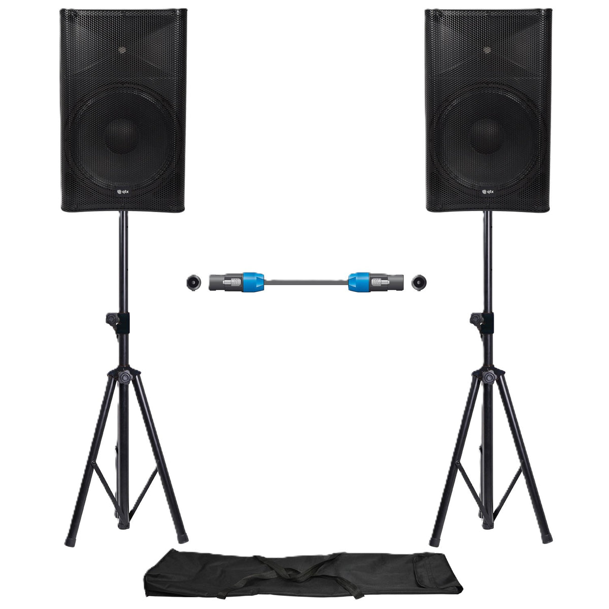 QTX QUEST 15 Package PA Setup With Stands