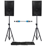 QTX QUEST 15 Package PA Setup With Stands