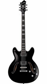 Hagstrom Viking Deluxe Baritone - Black