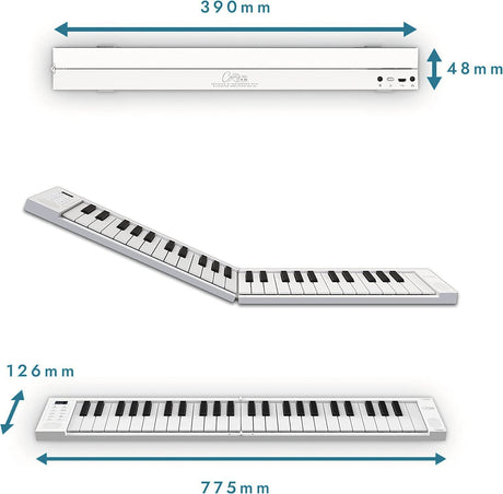 Carry-on Folding Piano 49 Touch - White