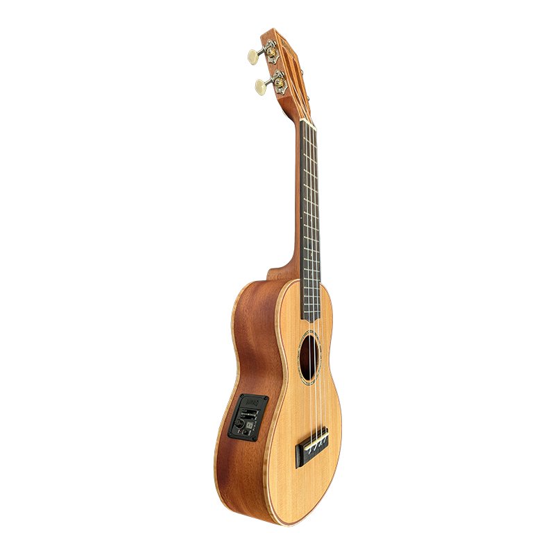 Mahalo Master Concert Electro-Acoustic Ukulele All Solid Mahogany With Gig Bag
