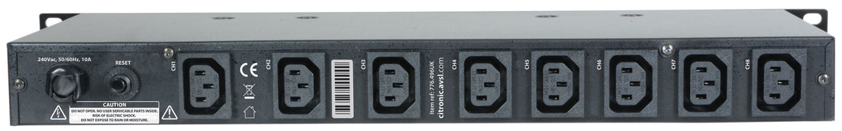 Citronic CPD-9 8 Way IEC Power Distributor