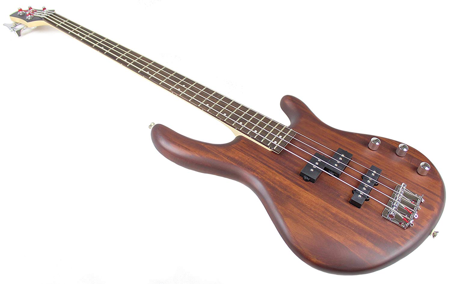 Cort Action Bass PJ Open Pore Walnut – Reidys Home Of Music
