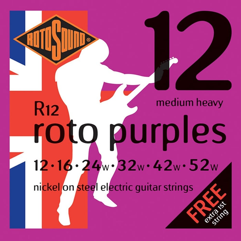 Rotosound R12 Roto Purples Medium Heavy