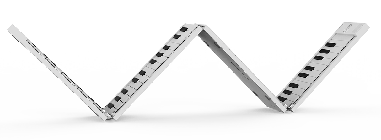 Carry-on Folding Piano 88 White