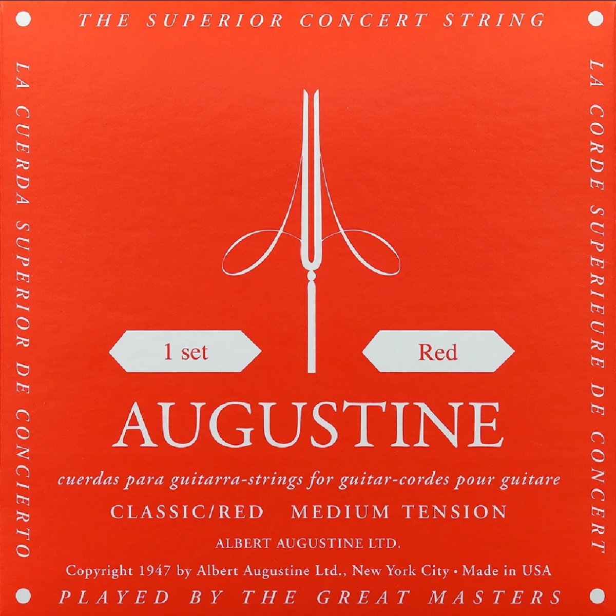 Augustine Red Nylon Strings