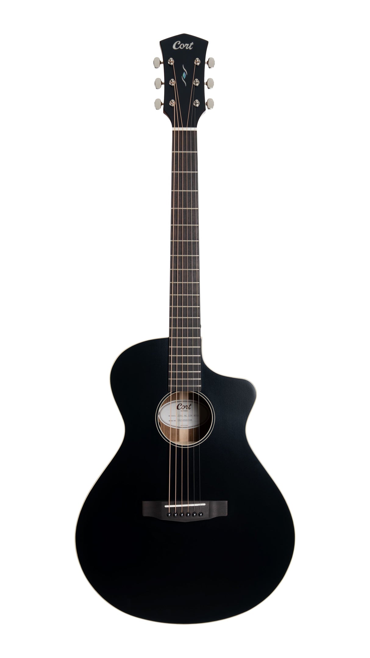 Cort Core MC Ovangkol Black Top Semi Gloss With Gig Bag