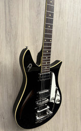 Duesenberg Double Cat Semi-Hollow Electric Guitar in Black