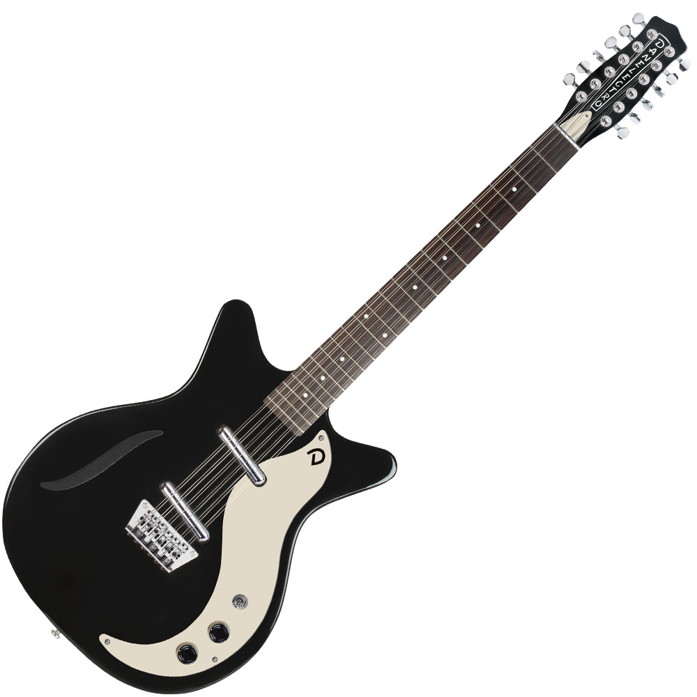 Danelectro Vintage 12 Sting Guitar Gloss Black