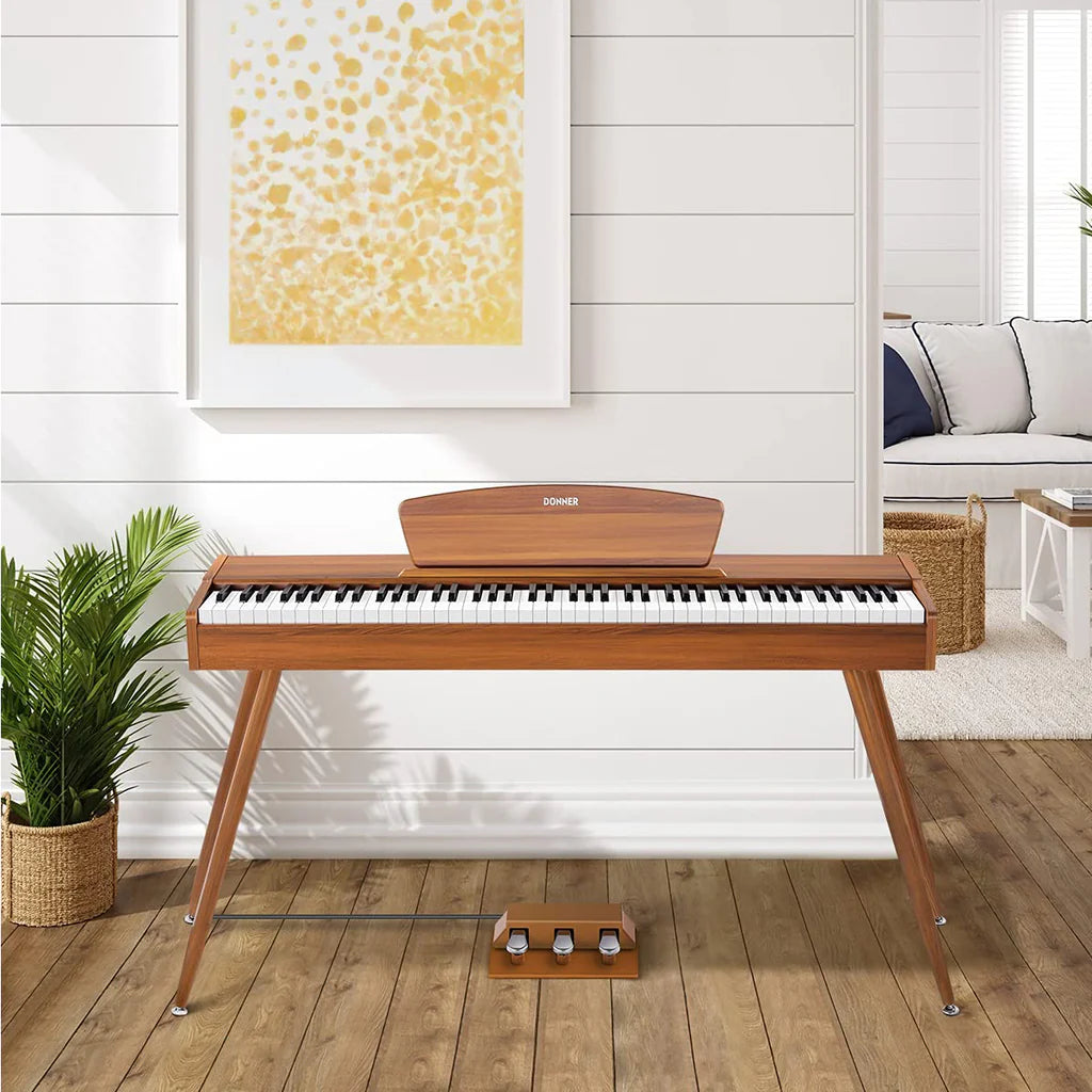 Donner DDP80 Digital Piano - Walnut