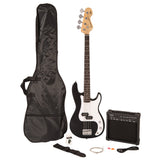 Encore Blaster E40 Bass Guitar Pack - Gloss Black