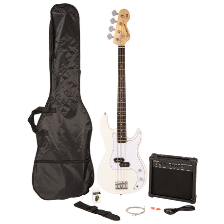 Encore Blaster E40 Bass Guitar Pack - Vintage White