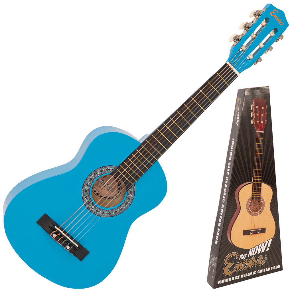 Encore 1/2 Size Classical Guitar Pack - Metallic Blue