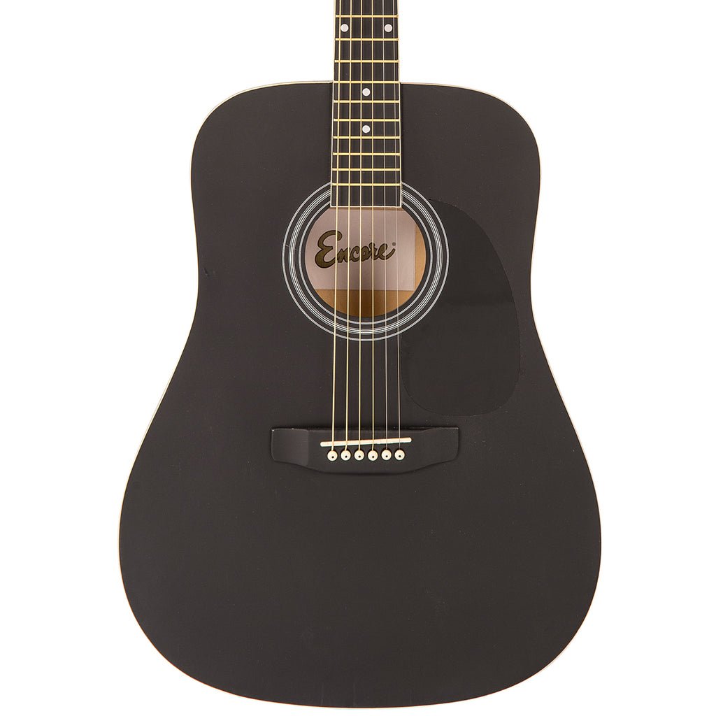 Encore EW100 Acoustic Guitar - Black