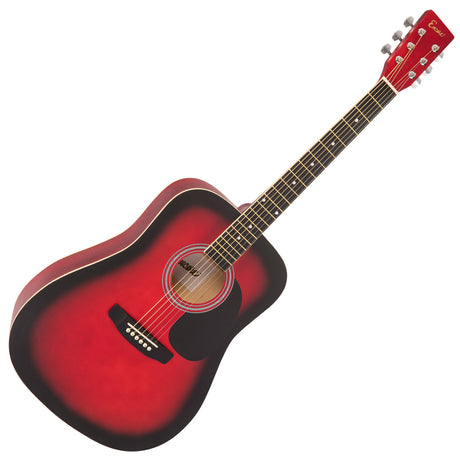 Encore EWP-100RB Acoustic Guitar Pack - Redburst