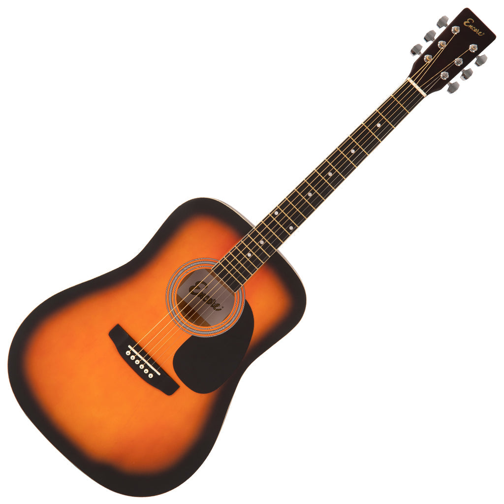 Encore EW100 Acoustic Guitar - Sunburst