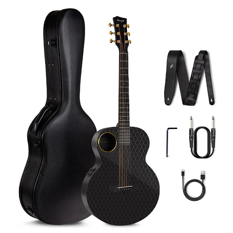 Enya EA X4 EQ Mini Electro-Acoustic Carbon Fibre Black