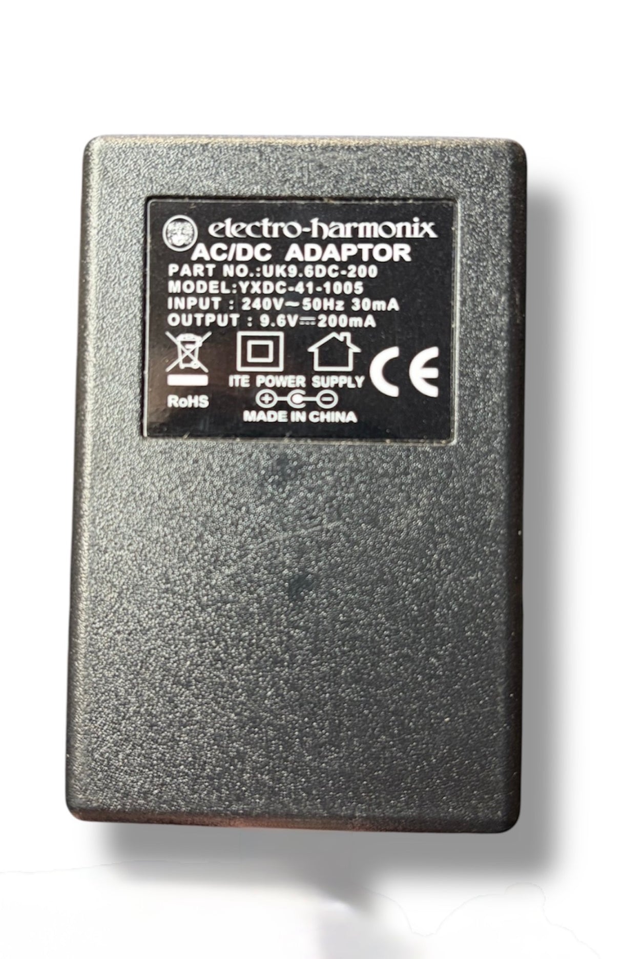 Electro Harmonix UK 9.6 Volt AC Adaptor
