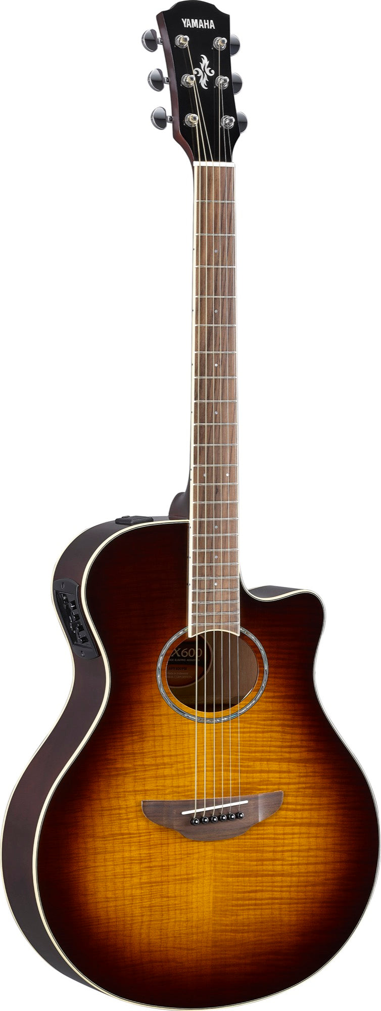 Yamaha APX600 Flame Maple Tobacco Sunburst