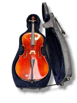 Hidersine Reserve Pianura Cello 4/4 outfit inc Case & Bow B Stock