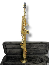 77-SST Bb Soprano Saxophone With High F# Key and Case