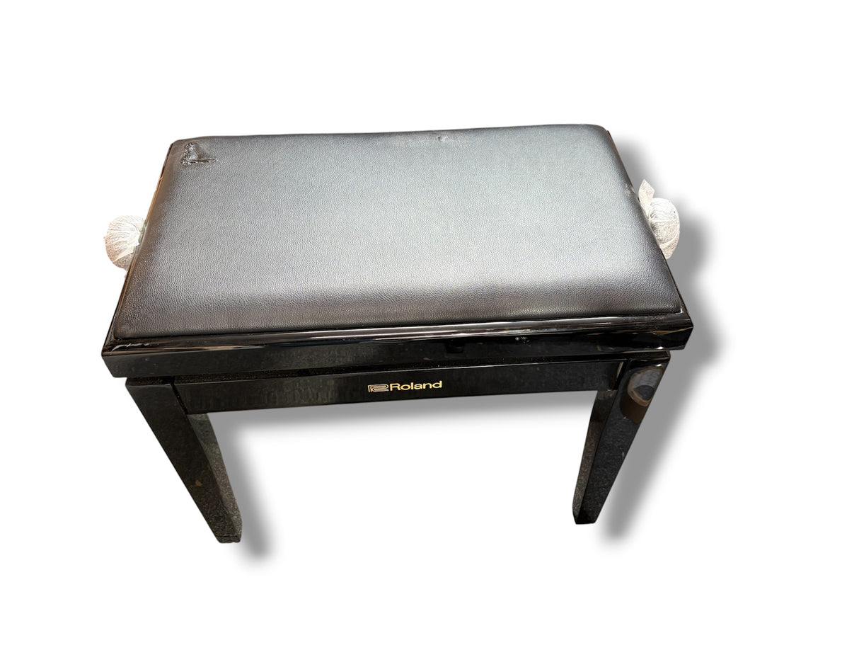 Roland Adjustable Piano Stool Polished Black