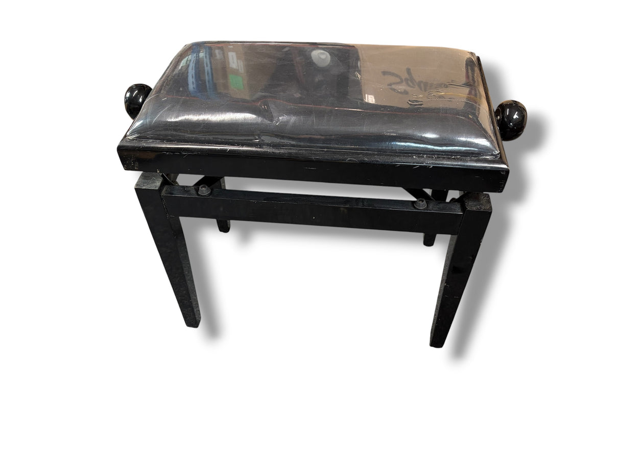 Stagg Adjustable Piano Bench Polished Black