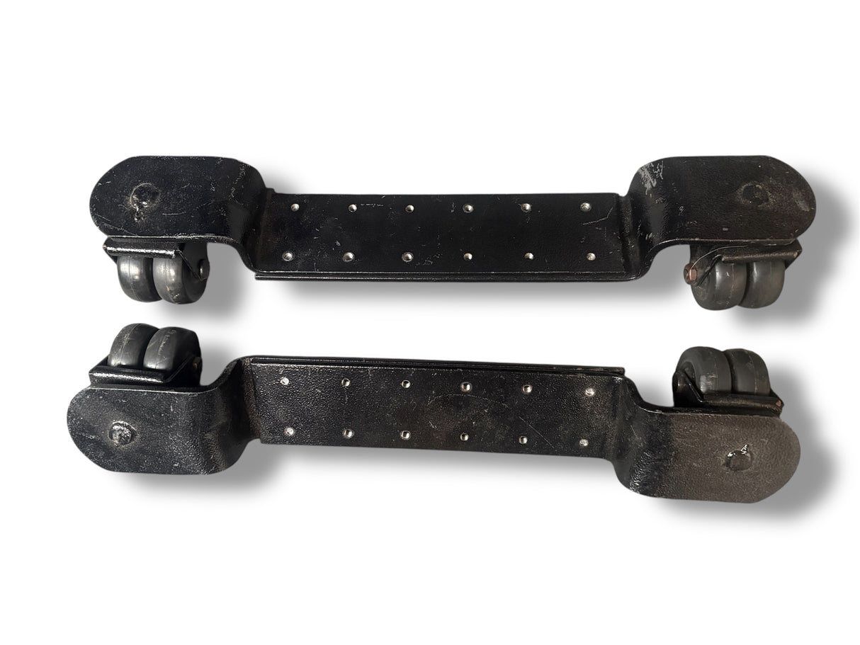 Heavy Duty Adjustable Piano Safety Castors with Twin wheels Pair