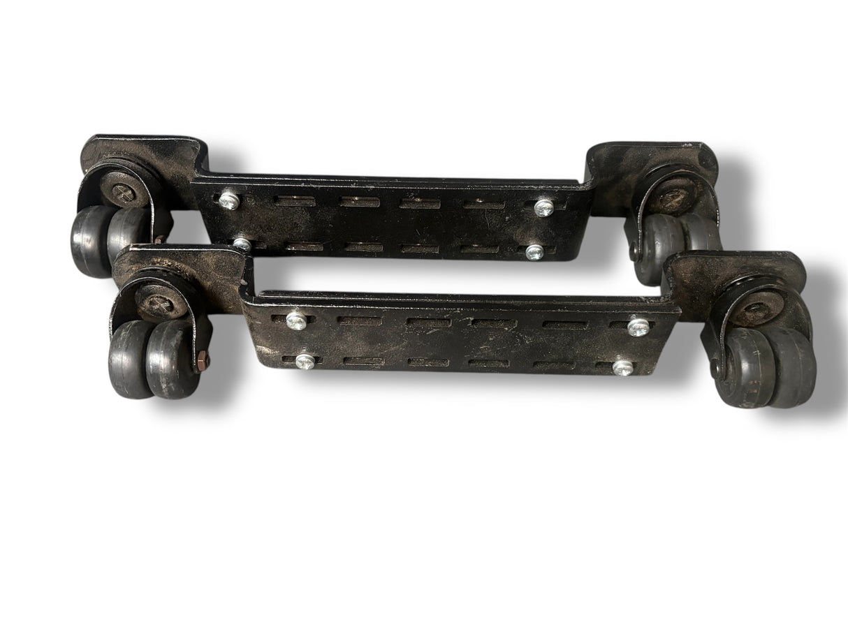 Heavy Duty Adjustable Piano Safety Castors with Twin wheels Pair