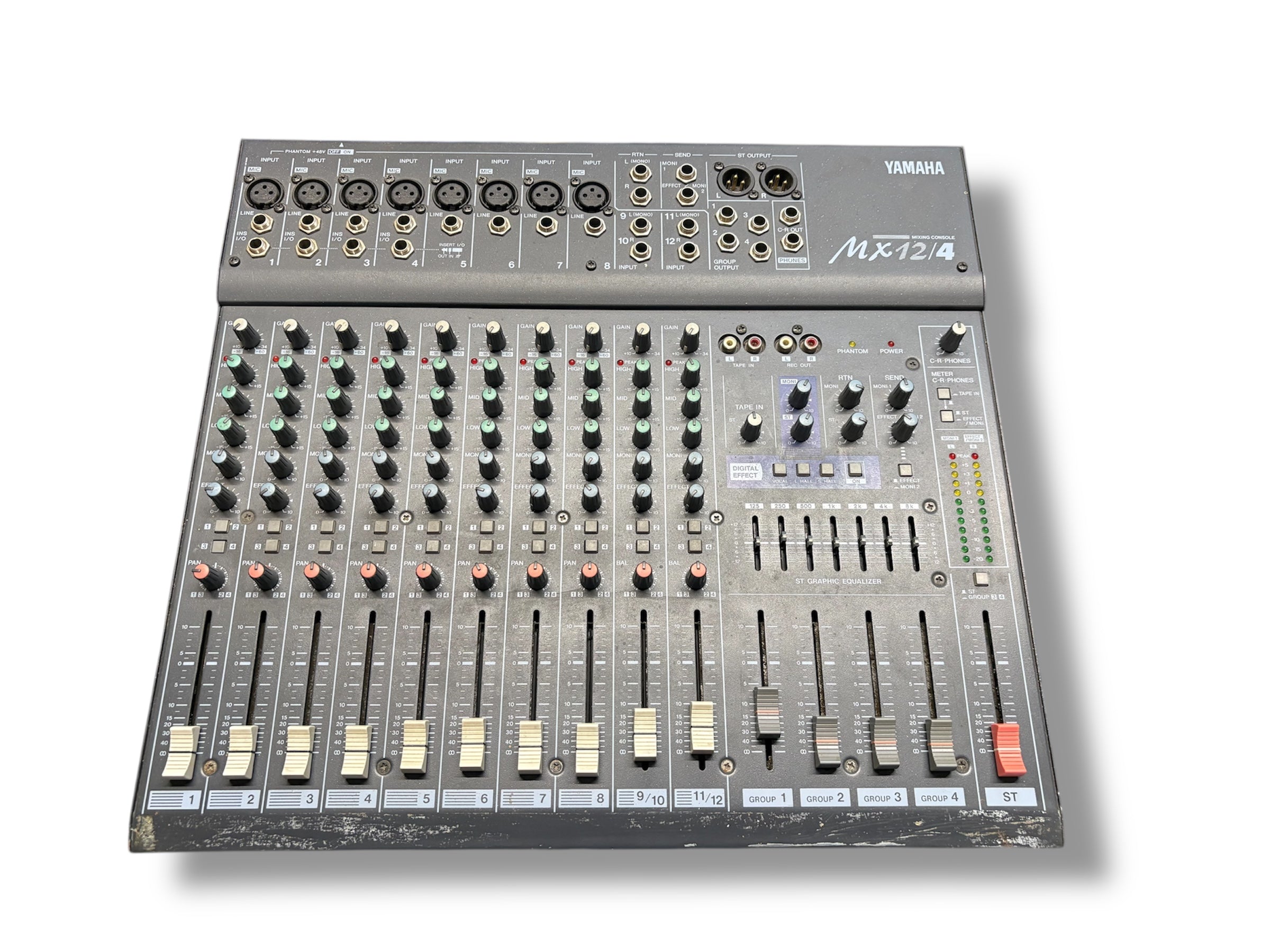 YAMAHA アナログミキサー　MX12/4 Yamaha MX12/4 Vintage Analog Mixer – Reidys Home Of Music