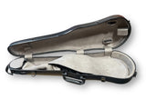 Polycarbonate Shaped Violin Case Matt Black