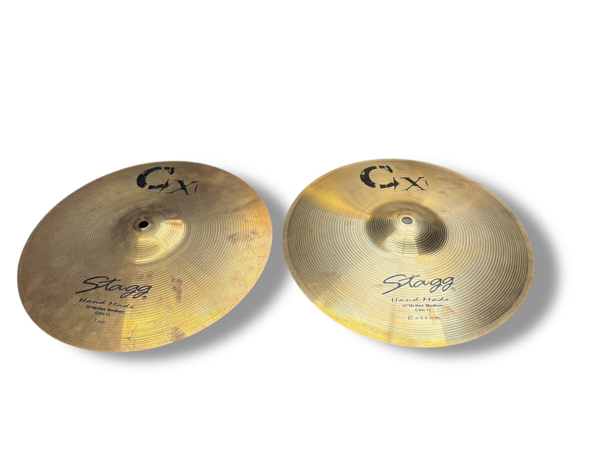 Stagg CXI 13 Hi Hat Medium pair Display stock