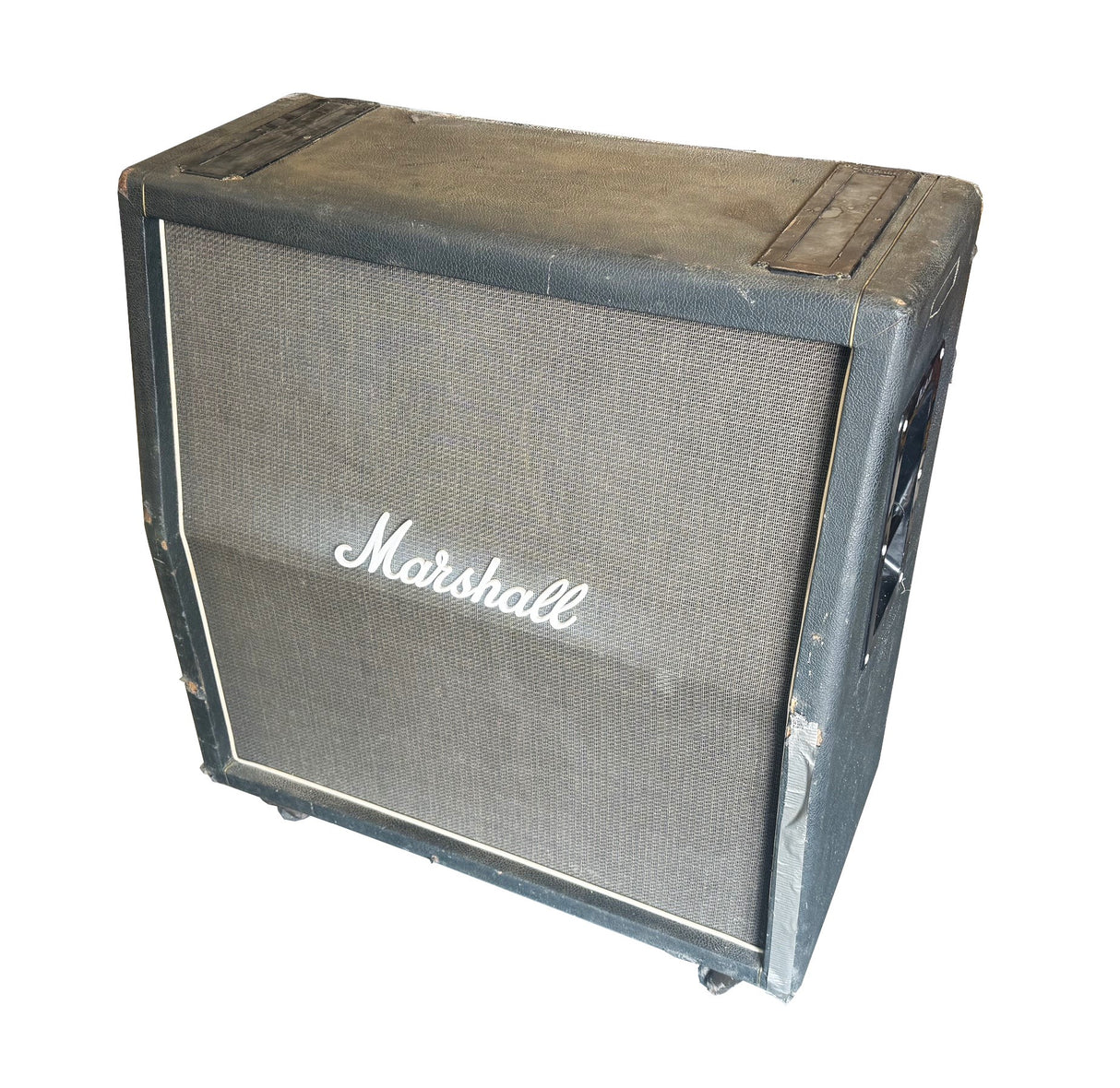 Marshall 1960A 4x12 Angled Speaker Cabinet With Greenback Speakers 1973