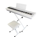Roland FP30X Digital Piano White With Stand and Stool