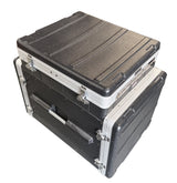 Gator GRC-12X10 PU Soundcheck Console Rack Case 12U Top 10U Side With Casters