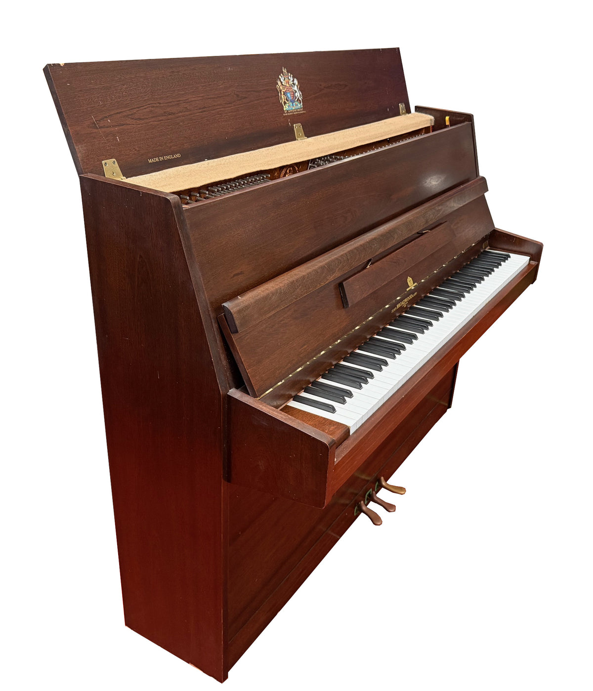Broadwood Mahogany Upright Acoustic Piano