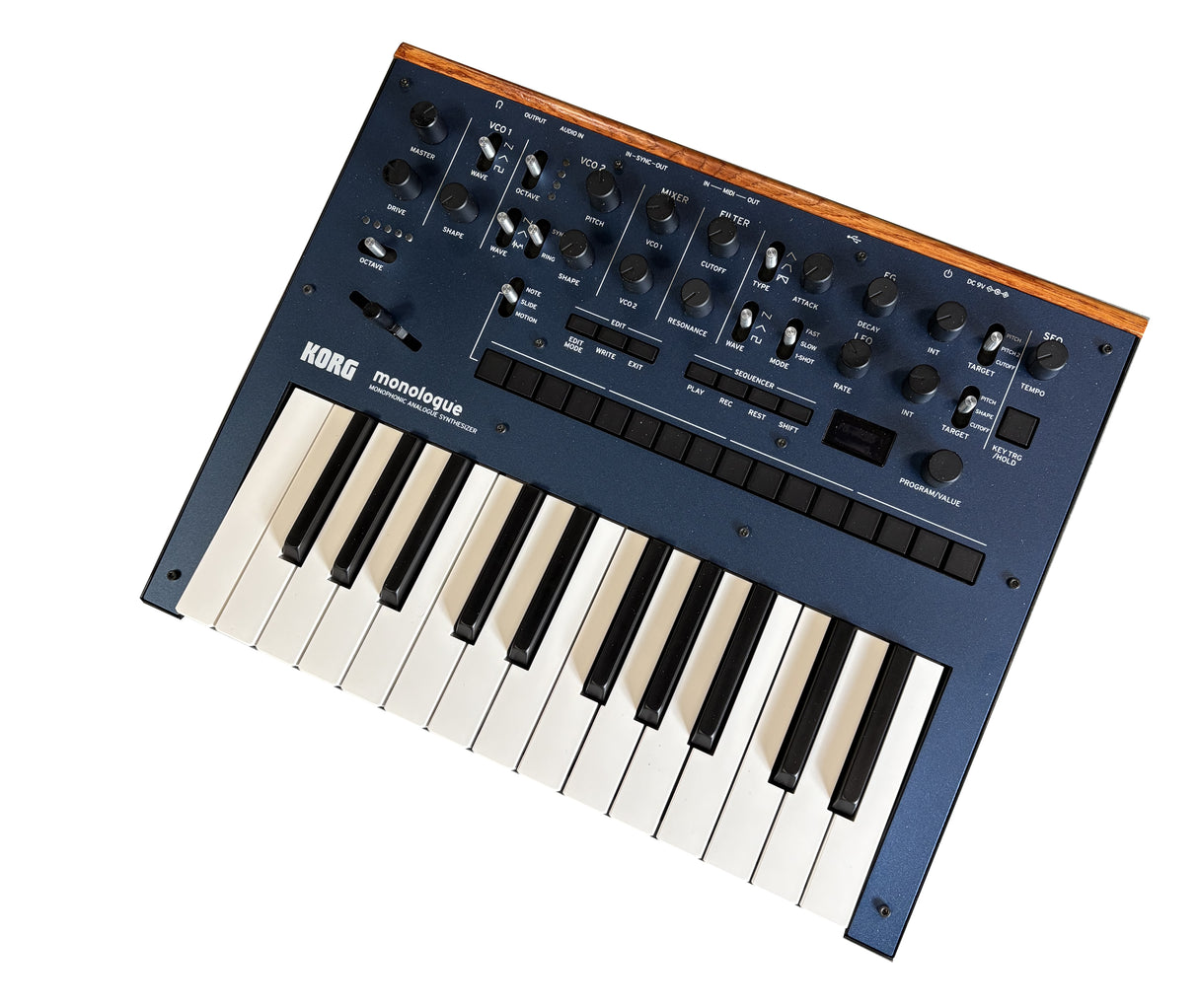 Korg Monologue Monophonic Analogue Synthesizer – Navy Blue
