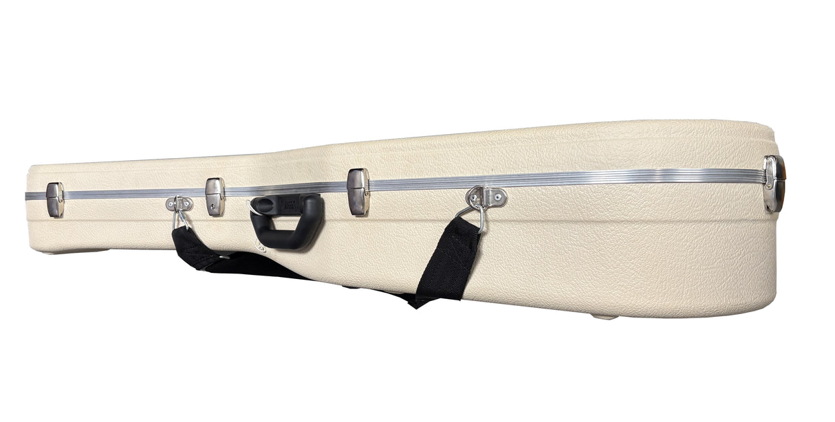 Hiscox Dreadnought Acoustic Hard Case White and Silver