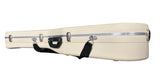 Hiscox Dreadnought Acoustic Hard Case White and Silver