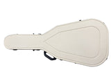 Hiscox Dreadnought Acoustic Hard Case White and Silver