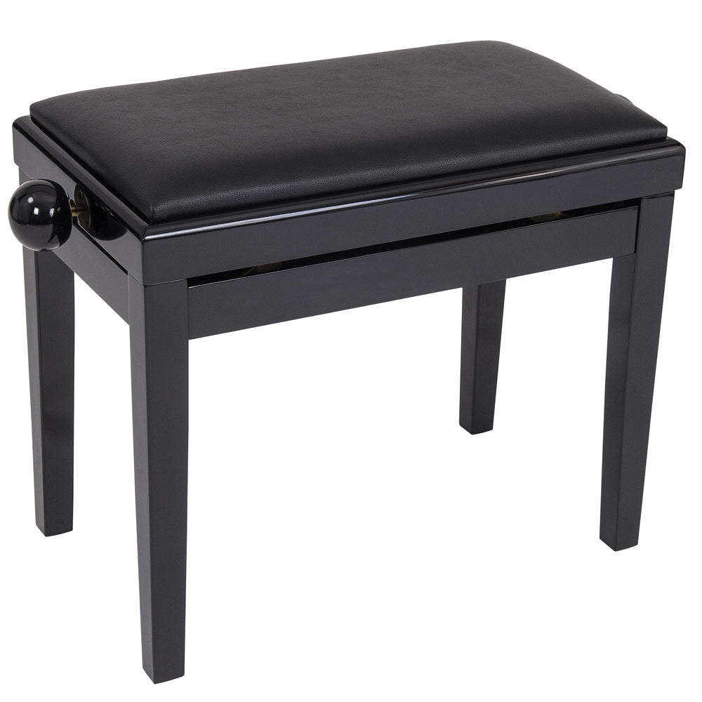 Kinsman Adjustable Piano Bench Satin Black