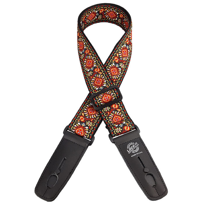 Lock-It 2in Retro Persian Guitar Strap