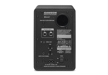 Samson MediaOne MX3BT 3in Studio Monitors With Bluetooth