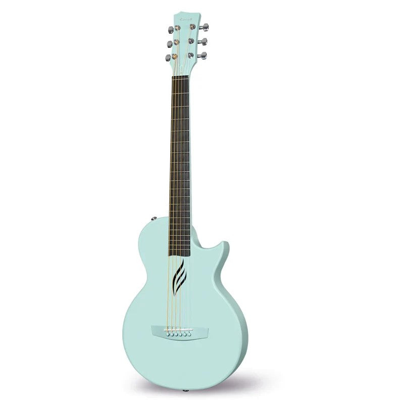 Enya Nova Go SP1 Blue Carbon Fibre Travel Guitar