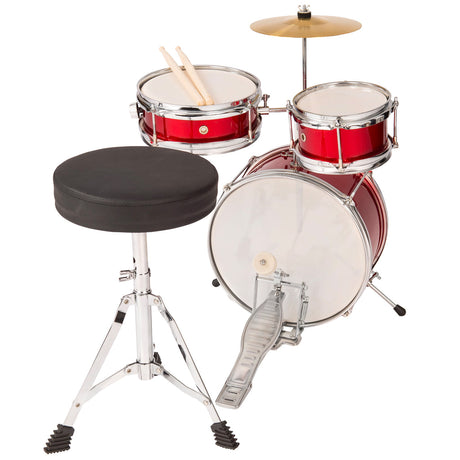 Performance Percussion 3 piece Junior Drum Kit - Red